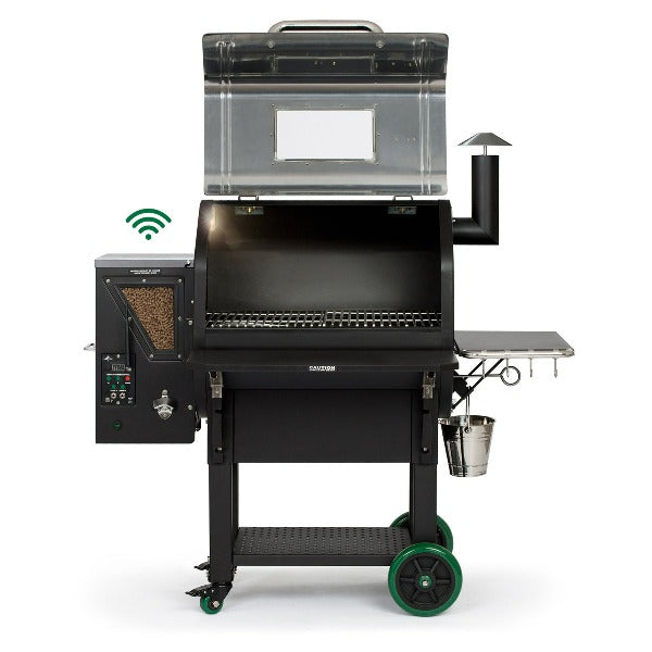 Green Mountain Grills Ledge Prime Plus Wi-Fi w/SS Lid, Light & Fold Down Shelf