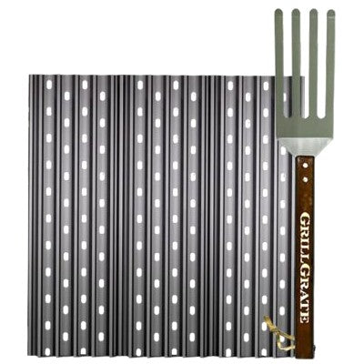 GrillGrate Set of THREE 15" Panels + Tool