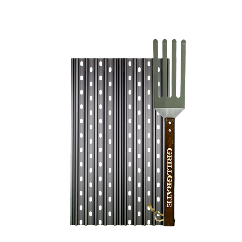 GrillGrate Set of TWO 17.375" Panels + Tool
