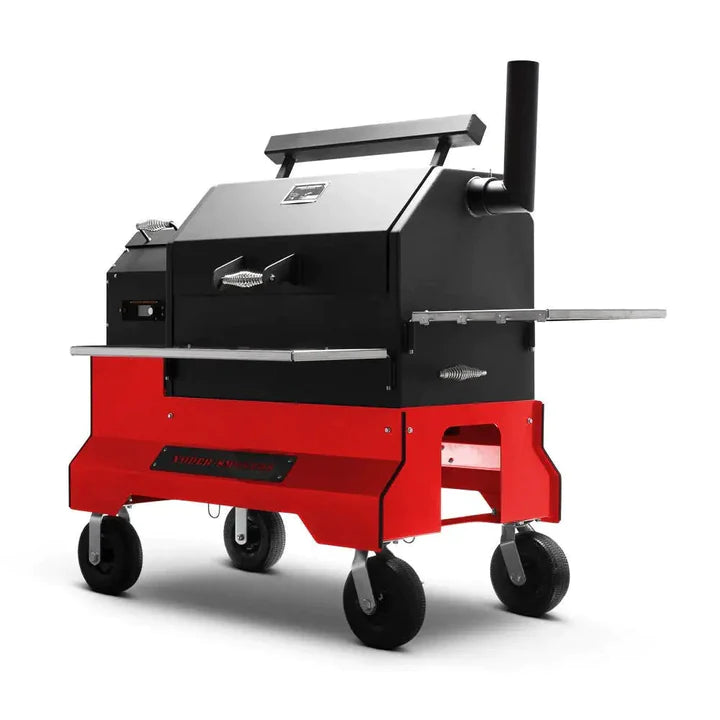 Yoder Smokers YS640s Pellet Grill with ACS on Competition Cart